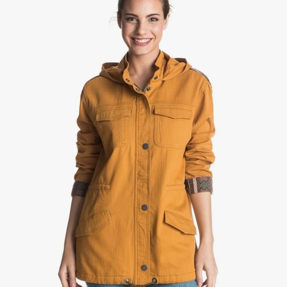 Roxy Women's Yellow Utility Jacket